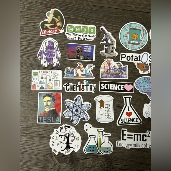 Science Sticker Assortment - 37 count - Picture 2 of 4